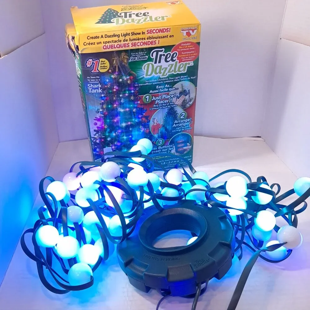 Star Shower Tree Dazzler LED Christmas Holiday Lights‎ 16 Colors Patterns WORKS